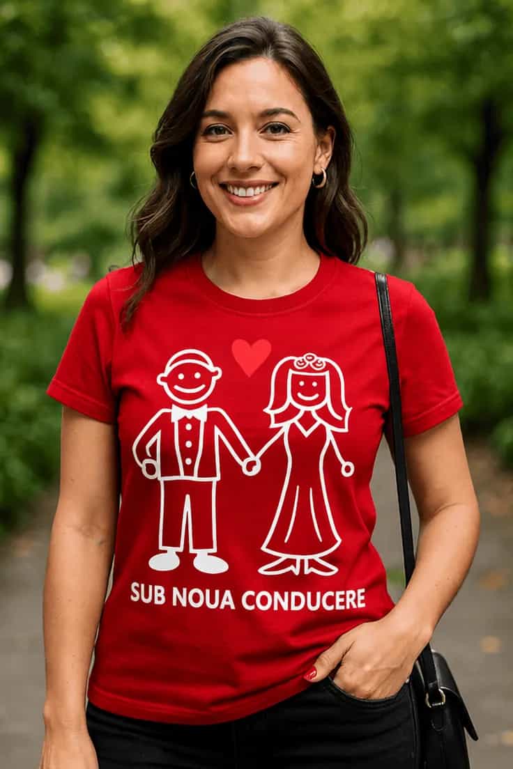 Tricou amuzant Sub noua conducere - SUB NOUA CONDUCERE