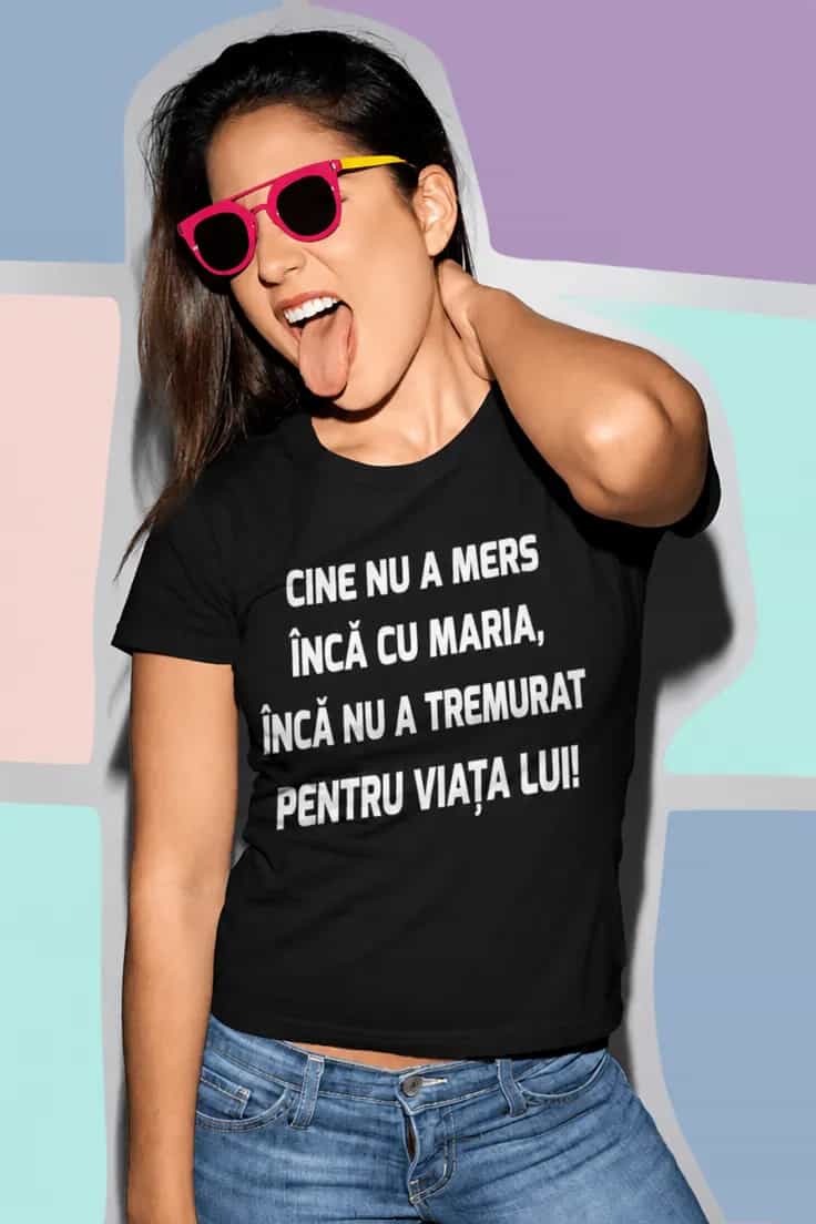 Tricou amuzant Tremur pentru viață cu nume personalizat