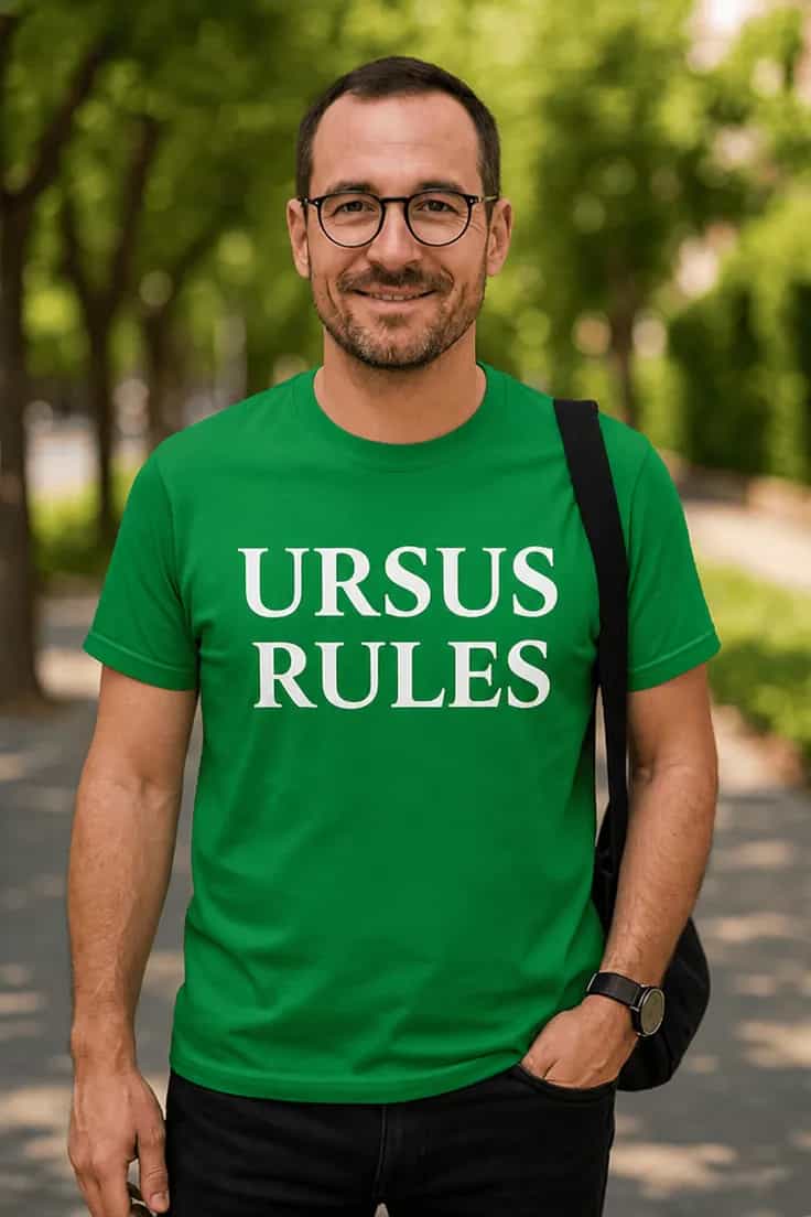 Tricou amuzant Ursus rules