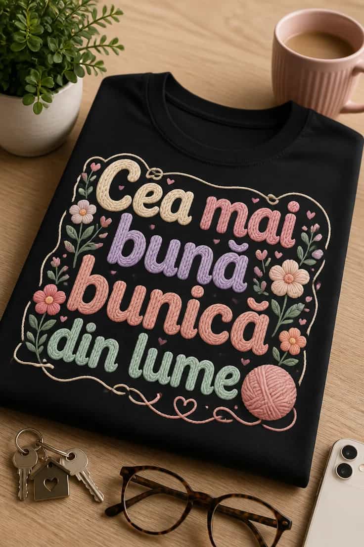 Tricou pentru bunică – Cea mai bună bunică din lume