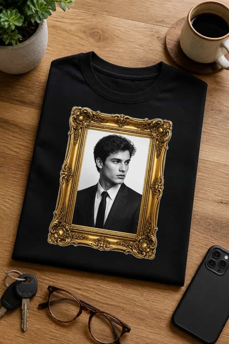 Tricou amuzant – Tricou Ceaușescu Tablou