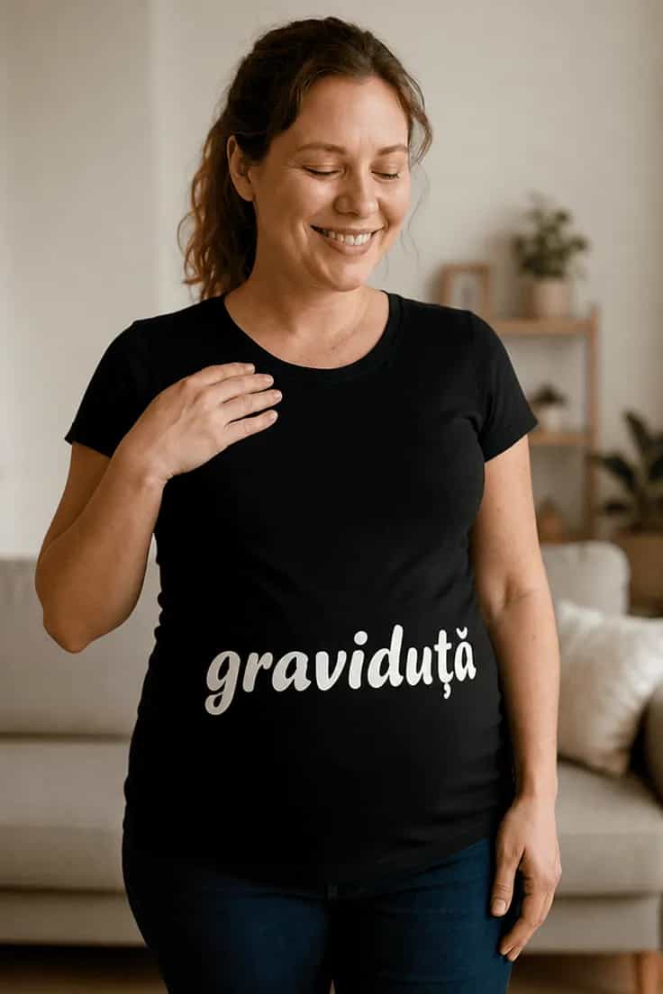 Tricou de gravidă Graviduță