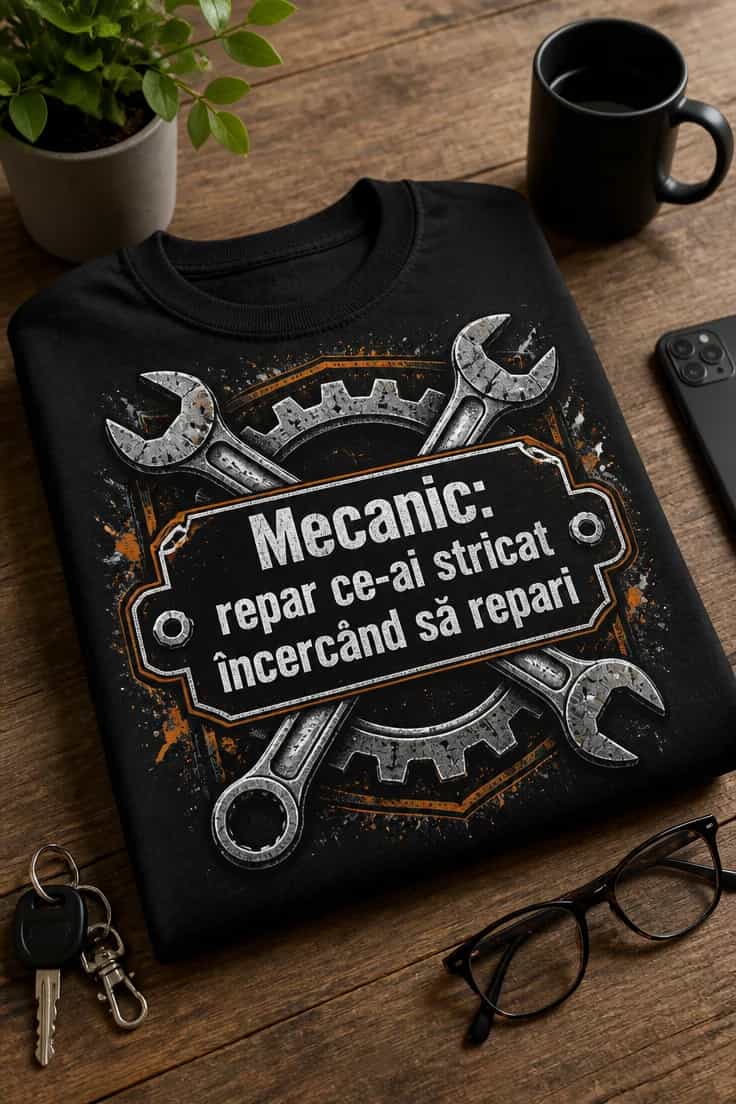 Tricou mecanic: repar ce-ai stricat încercând să repari