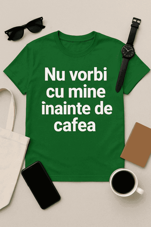 Tricou - Nu vorbi cu mine înainte de cafea