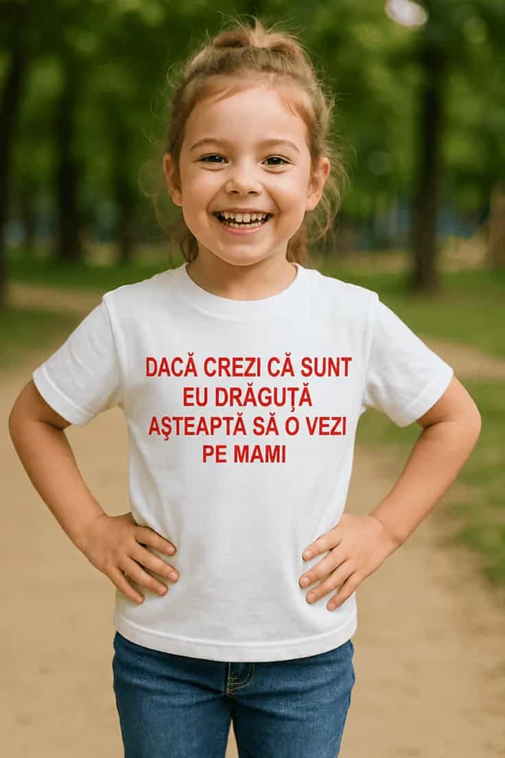 Tricou pentru copii Mami e și mai drăguță