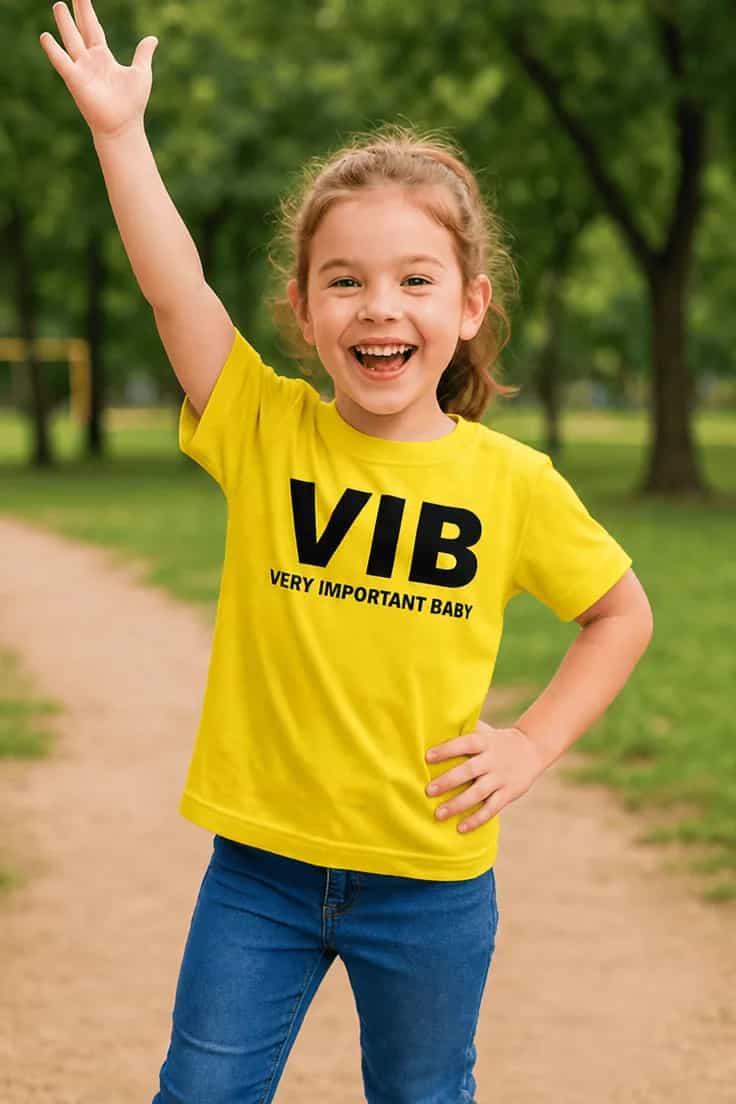 Tricou pentru copii Vib bebeluș important