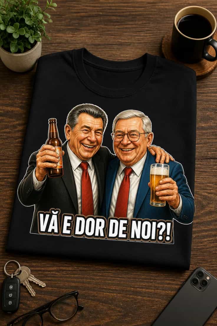 Tricou cu un motiv politic – Vă E Dor De Noi?!