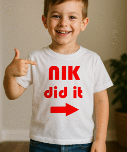 (Nume la alegere) did it - Tricou pentru copii