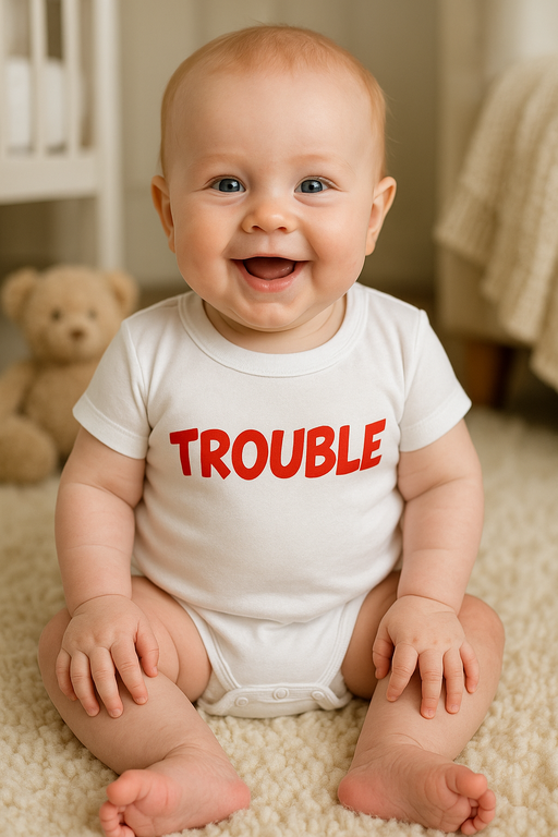 TROUBLE - Body pentru bebeluși