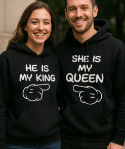 My King & Queen - Hanorac (set de 2)