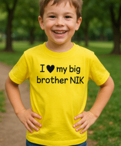 I love my big brother (nume la alegere) - Tricou pentru copii