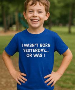 I WASN’T BORN YESTERDAY.., OR WAS I - Tricou pentru copii