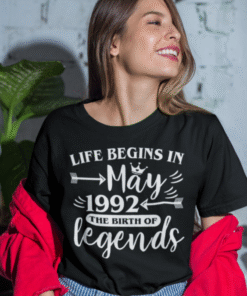 Life Begins In May 1992 - Tricou