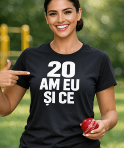 Tricou amuzant „20 AM EU ȘI CE”