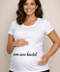 Tricou de gravidă „Vom avea băiețel”