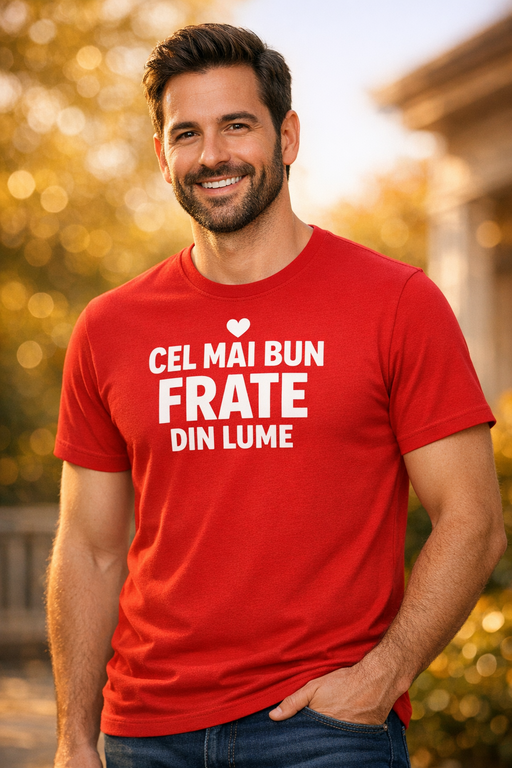 Tricou amuzant „Cel mai bun frate din lume”