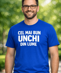 Tricou amuzant „CEL MAI BUN UNCHI DIN LUME”