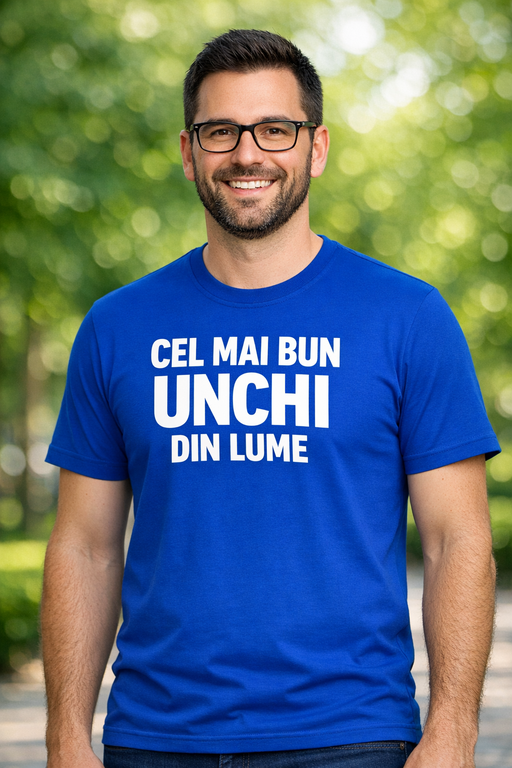 Tricou amuzant „CEL MAI BUN UNCHI DIN LUME”