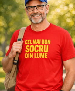 Tricou amuzant: Cel mai bun socru din lume