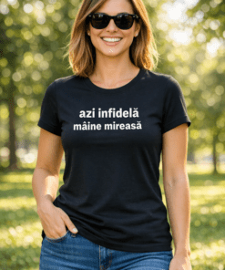 Tricou amuzant Damă „Azi infidelă, mâine mireasă”