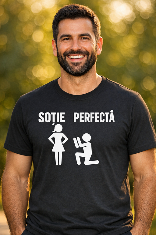 Tricou amuzant SOȚIE PERFECTĂ