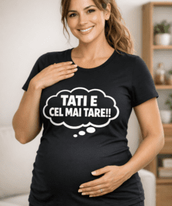 Tricou pentru gravide TATI E CEL MAI TARE!!