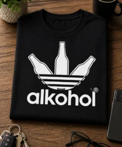 Tricou pentru iubitorului de alcool – alkohol – tricou amuzant cu mesaj