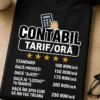 Tricou pentru contabil – Contabil tarif/oră standard 100 RON/oră DACĂ Privești 150 RON/oră DACĂ “ajuți!” 175 RON/oră DACĂ Ai “lucrat” tu Înainte 200 RON/oră DACĂ Îmi Spui Cum să Îmi Fac Treaba 250 RON/oră – tricou amuzant cu mesaj