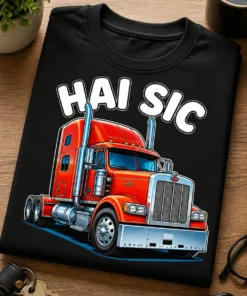 Tricou cu un motiv scurt – Hai Sic – tricou amuzant cu mesaj