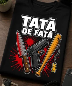 Tricou pentru tatăl de fată – Tată de Fată – tricou amuzant cu mesaj