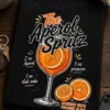 Tricou pentru iubitorului de Aperol Spritz – The Aperol Spritz 2 oz. Aperol 1 oz. club soda 3 oz. prosecco GARNISH With orange Slice – tricou amuzant cu mesaj