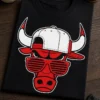 Tricou amuzant – Tricou Bad Chicago Bulls – tricou amuzant cu mesaj