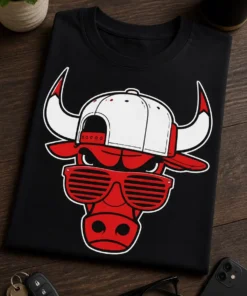 Tricou amuzant – Tricou Bad Chicago Bulls – tricou amuzant cu mesaj