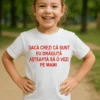Tricou pentru copii Mami e și mai drăguță, cadou de zi de naștere pentru copil și mămică