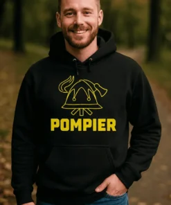 Bluză amuzantă Pompier cu cască cu design haios pentru cadou
