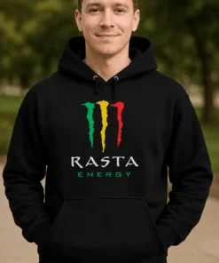 Bluză amuzantă Rasta energy cu imprimeu 111 RASTA ENERGY