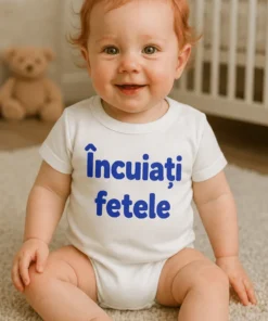 Body bebeluș Încuiați fetele cu mesajul Încuiați fetele.