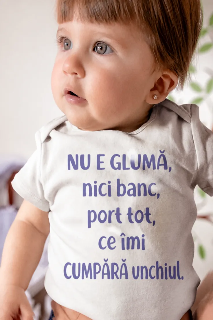 Body bebeluș Port ce cumpără unchiul cu mesaj amuzant pentru cadou