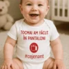 Body bebeluș Tocmai am făcut în pantaloni cu mesaj amuzant pentru cadou