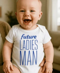 Body bebeluș Viitor cuceritor cu imprimeu future LADIES MAN