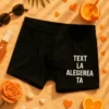 Boxeri amuzanți cu mesaj personalizat, idee de cadou haios pentru el