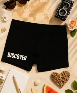 Boxeri amuzanți Discover, idee de cadou pentru zi de naștere sau petrecerea burlacilor