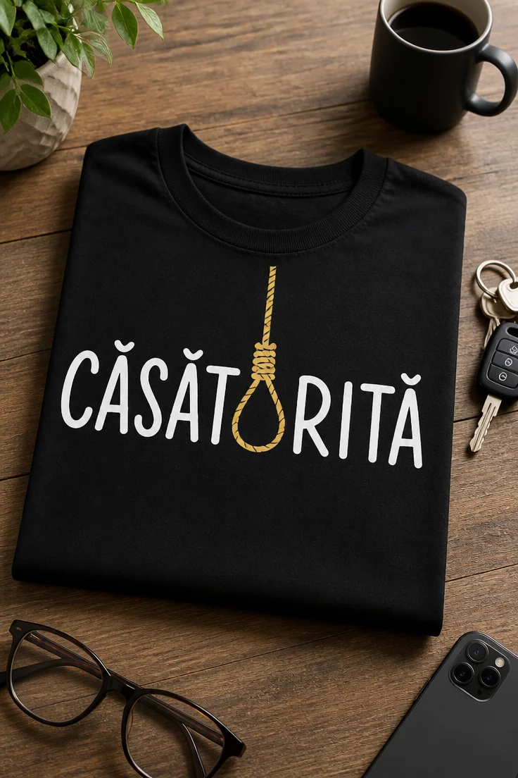 Tricou pentru femeia căsătorită – tricou amuzant cu mesaj