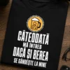Tricou pentru iubitorului de bere – Câteodată mă Întreb dacă Și Berea se Gândește La Mine – tricou amuzant cu mesaj