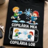 Tricou cu un motiv copilărie comparată – Copilăria Mea copilăria Lor – tricou amuzant cu mesaj