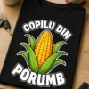 Tricou cu un motiv porumb – Copilu Din porumb – tricou amuzant cu mesaj