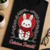 Tricou cu un motiv de Crăciun – Crăciun Fericit! – tricou amuzant cu mesaj