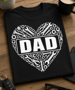 Tricou pentru tată – Dad – tricou amuzant cu mesaj