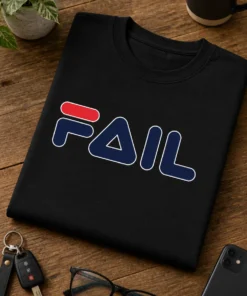 Tricou cu un motiv scurt – Fail – tricou amuzant cu mesaj