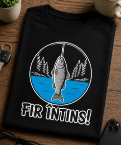 Tricou pentru pescar – Fir Întins! – tricou amuzant cu mesaj